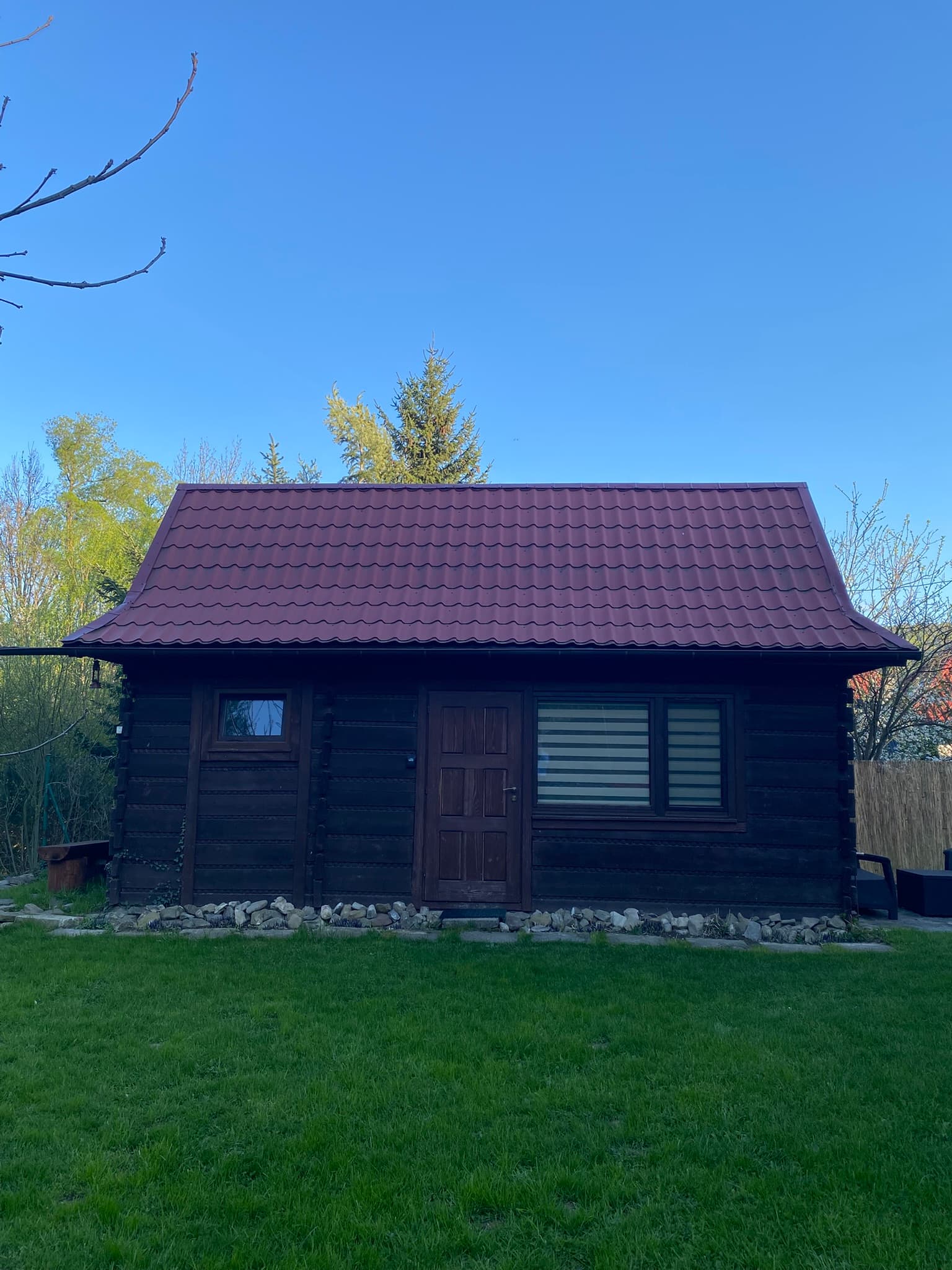 Domek góralski 4-osobowy w Gawędówce — widok z zewnątrz